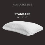 Tempur-Pedic Memory Foam Symphony Pillow Luxury Soft Feel, Standard, White