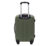 Travelers Club Chicago Hardside Expandable Spinner Luggage, Thyme Green, 20" Carry-On