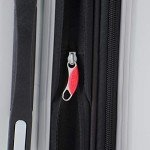 DELSEY PARIS Titanium Hardside Expandable Luggage with Spinner Wheels Checked Luggage, Black Cherry Red, Checked-Large 29 Inch