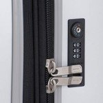 DELSEY PARIS Titanium Hardside Expandable Luggage with Spinner Wheels Checked Luggage, Black Cherry Red, Checked-Large 29 Inch