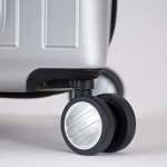 DELSEY PARIS Titanium Hardside Expandable Luggage with Spinner Wheels Checked Luggage, Black Cherry Red, Checked-Large 29 Inch