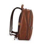 Samsonite Classic Leather Slim Backpack, Cognac , One Size