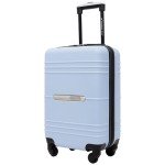 Travelers Club Richmond Spinner Luggage, Blue, Carry-On 20-Inch