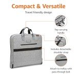 Amazon Basics Carry-On Garment Bag for Travel and Business Trips with Shoulder Strap - Gray