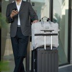 Amazon Basics Carry-On Garment Bag for Travel and Business Trips with Shoulder Strap - Gray