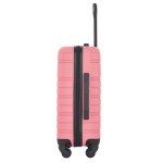 kensie 22" Peonies Hardside Carry-On Luggage with ID Tag, Flowering Ginger, 20-Inch