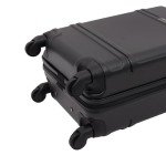 Travelers Club Skyline Spinner Luggage, Black, 20-Inch Carry-On