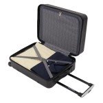 Travelers Club Skyline Spinner Luggage, Black, 20-Inch Carry-On