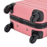 kensie 22" Peonies Hardside Carry-On Luggage with ID Tag, Flowering Ginger, 20-Inch