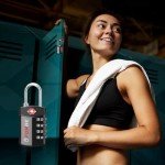 Forge Travel Lock,TSA Approved Luggage Locks for Air Travel, Gym Lockers, School Lockers, Pelican Cases, Gun Case, Easy Read Dials, Durable Alloy Body