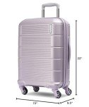 American Tourister Stratum 2.0 Expandable Hardside Luggage with Spinner Wheels, Purple Haze, Carry-on