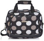 Rockland Fashion Softside Upright Luggage Set, Expandable, New Black Dot, 2-Piece (14/19)