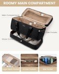 LOVEVOOK Large Travel Duffle Bag, Weekender Bags for Women With Shoe Compartment, Overnight Hospital Bag For Women Labor Delivery, Carry on Bag Personal Item Travel Bag, Yoga Gym Duffel Bag, Black