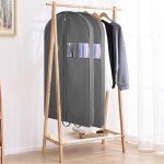 3 PCS 60"Garment Bags For Travel,Heavy Duty Garment Bag For Clothes Closet Storage,Gusseted Suit Bags For Men Travel,Hanging Travel Garment Bags For Clothes,Dress,Coats,Jackets,Shirts.Black Travel Bag