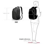 Swissdigital Design Travel Laptop Backpack, College Laptops Backpack with USB Charging Port for Men and Women Fits 16 Inch Notebook (ANDWIL SD1670) One Nation One World