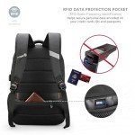 Swissdigital Design Travel Laptop Backpack, College Laptops Backpack with USB Charging Port for Men and Women Fits 16 Inch Notebook (ANDWIL SD1670) One Nation One World