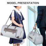 Convertible Garment Bag with Shoe Compartment, Carry On Garment Bags for Travel, Waterproof Garment Duffle Bag with Toiletry Bag, 2 in 1 Hanging Dress Suitcase Suit Travel Bags for Women and Men