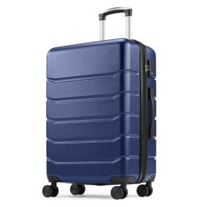 Sweetcrispy 20 inch Carry on Luggage, Hard Shell ABS Suitcase with Double Spinner Wheels, Lightweight Expandable Rolling Suit Case with TSA Lock
