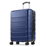 Sweetcrispy 20 inch Carry on Luggage, Hard Shell ABS Suitcase with Double Spinner Wheels, Lightweight Expandable Rolling Suit Case with TSA Lock