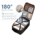 LOVEVOOK Travel Backpack For Women,40L Carry On Backpack Flight Approved,TSA Personal Item Travel Bag Fits 17 Inch Laptop,Business Weekender Overnight Daypack with Toiletry Bag and Cubes