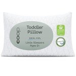 Coop Home Goods Original Toddler Adjustable Pillow, Soft, Breathable, Washable Mini Bed Pillow for Kids with Premium Memory Foam and Zippered Cover, CertiPUR-US/GREENGUARD Gold