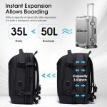 TANGCORLE Vacuum backpack with pump,compression backpack for travel,50l Airback Backpack With Vacuum Seal,Business Back Pack,USB Charging Port bags Water Resistant Travel Backpack for Women & Men