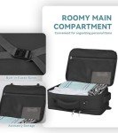 Travel Backpack, 50L Expandable Extra Large Laptop Backpack, Carry On Backpack Airline Approved Water Resistant Business Suitcase Daypack Bag Fits 17 Inch Laptops, Travel Gifts for Men Women, Black