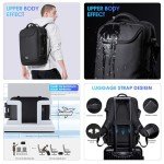 TANGCORLE Vacuum backpack with pump,compression backpack for travel,50l Airback Backpack With Vacuum Seal,Business Back Pack,USB Charging Port bags Water Resistant Travel Backpack for Women & Men