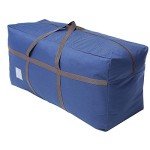 Blue Large Duffel Bag for Traveling - Heavy-Duty 600D Polyester, Waterproof with Reinforced Handles, Holds 100 lbs - Premium Quality Duffle Bag Perfect for Travel & Storage - 42" x 16" x 20" Inches