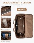 LOVEVOOK Travel Duffle Bags for Women, 45L carry on weekender bags, personal item travel bag with Toiletry, hospital for women labor delivery overnight bag, gym bags for women