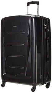 Samsonite Winfield 2 Hardside Expandable Luggage with Spinner Wheels, Brushed Anthracite, Checked-Large 28-Inch