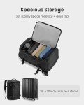 tomtoc Travel Backpack 38L, TSA Friendly Flight Approved Carry-on Luggage Water-resistant Lightweight Business Rucksack, Durable Large Computer Bag Daypack Fits 17.3 Inch Laptop