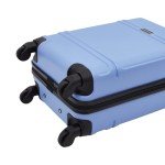 Travelers Club Spinner Luggage, Skyline Blue, 22-Inch Carry-On