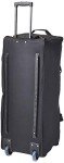 Rockland Rolling Duffel Bag, Black, 36"