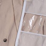 Zilink Dress Garment Bags for Storage 72-inch with Clear Window and 3" Gusset Dress Cover Bag for Long Evening Dresses,Fur Coat, Long Dress Gown Closet Storage