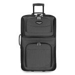 Travel Select Amsterdam Expandable Rolling Upright Luggage, Gray, Checked 25-Inch