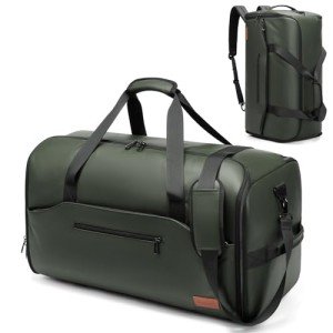 Garment Duffle Bags for Travel,Moulyan Convertible Garment Bag with Shoe Compartment,3 in 1 Waterproof Travel Suit Bag with Shoulder Strap for Men Women