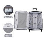 Travelpro Maxlite 5 Softside Expandable Checked Luggage with 4 Spinner Wheels, Lightweight Suitcase, Men and Women, Black, Checked Medium 25-Inch
