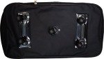 36" Black Rolling Wheeled Expandable Duffle Bag Spinner Suitcase Luggage - 5 Wheels