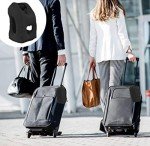 Kimiandy Inflatable Travel Pillow for Airplane, Neck Air Pillow for Sleeping to Avoid Neck and Shoulder Pain, Support Head and Lumbar, Used for Airplane, Car, Bus and Office (Black)