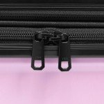 U.S. Traveler Boren Polycarbonate Hardside Rugged Travel Suitcase Luggage with 8 Spinner Wheels, Aluminum Handle, Lavender, Checked-Large 30-Inch