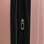 Travelers Club Midtown Hardside Luggage Travel, Rose Gold, 4-Piece Set