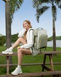 LOVEVOOK 40L Travel Backpack for Women & Men, Large Carry on Backpack for Airplanes with 3 Packing Cubes, TSA Personal Item Travel Bag fits 17" Laptop, Waterproof Weekender Essentials Airline Approved