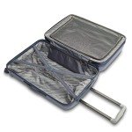 American Tourister Stratum 2.0 Expandable Hardside Luggage with Spinner Wheels, Slate Blue, Carry-on