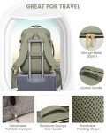 LOVEVOOK 40L Travel Backpack for Women & Men, Large Carry on Backpack for Airplanes with 3 Packing Cubes, TSA Personal Item Travel Bag fits 17" Laptop, Waterproof Weekender Essentials Airline Approved