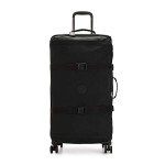 Kipling Spontaneous Softside Spinner Wheel Luggage, Integrated TSA Accepted Lock, Black Noir, Checked-Large,KI4193