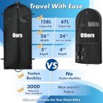 Simple Houseware 60-Inch Heavy Duty Garment Bag For Suits, Tuxedos, Dresses, Coats