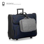 Travel Select Amsterdam Expandable Rolling Upright Luggage, Navy, Garment Bag