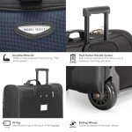 Travel Select Amsterdam Expandable Rolling Upright Luggage, Navy, Garment Bag
