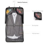 Travel Select Amsterdam Expandable Rolling Upright Luggage, Navy, Garment Bag